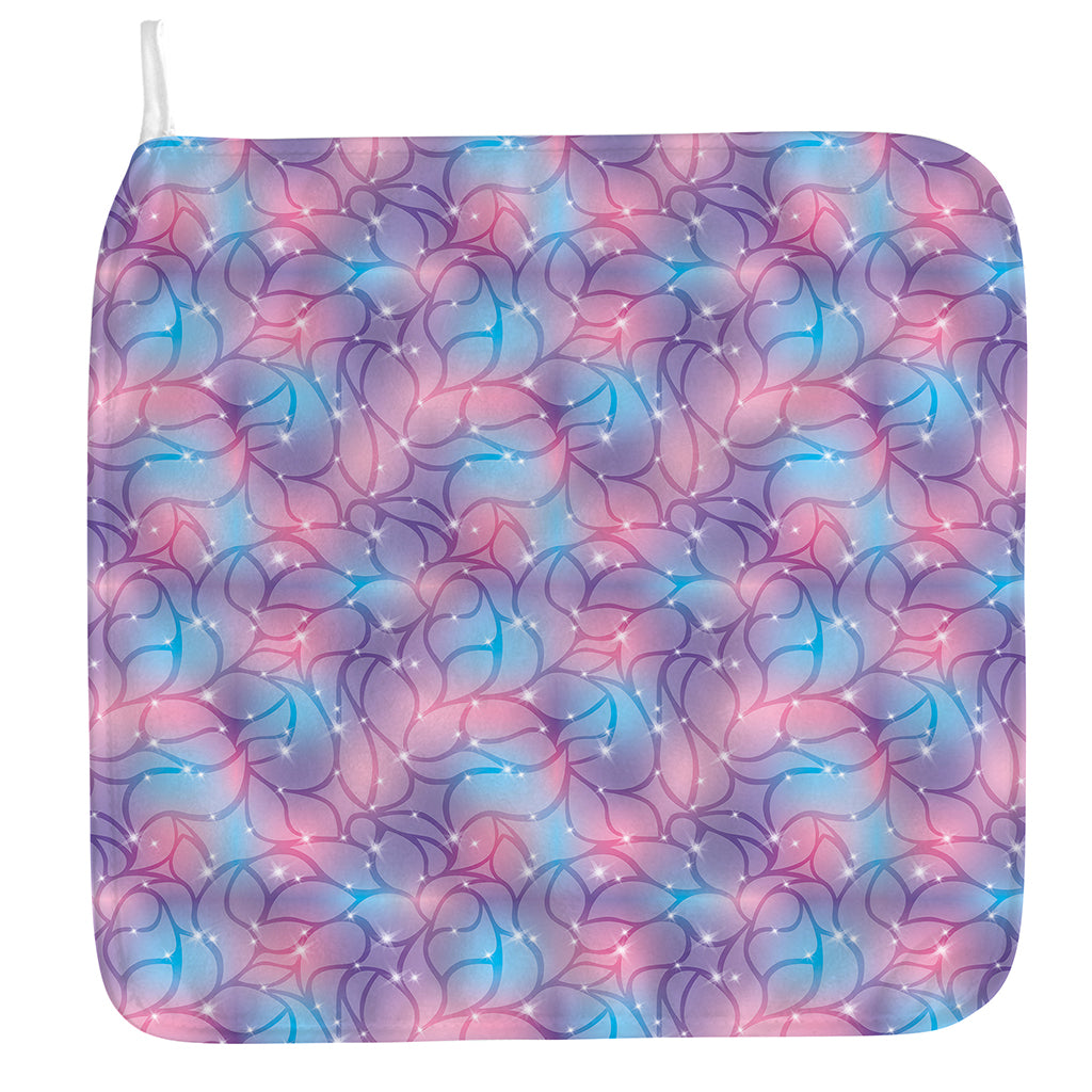 Floral Sparkle Print Hand Towel