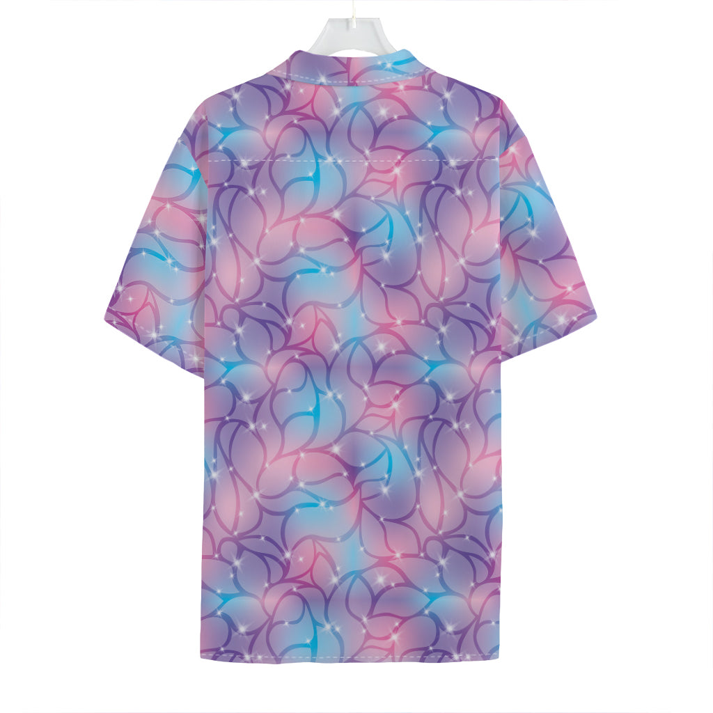 Floral Sparkle Print Hawaiian Shirt