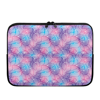 Floral Sparkle Print Laptop Sleeve