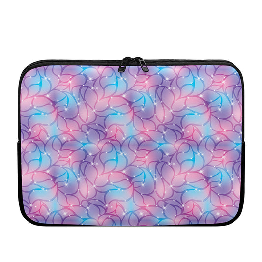 Floral Sparkle Print Laptop Sleeve