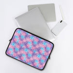 Floral Sparkle Print Laptop Sleeve
