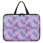 Floral Sparkle Print Laptop Sleeve With Handle