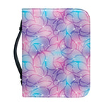 Floral Sparkle Print Leather Bible Cover