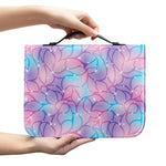 Floral Sparkle Print Leather Bible Cover