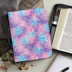 Floral Sparkle Print Leather Bible Cover