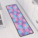 Floral Sparkle Print Long Kitchen Mat