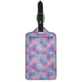 Floral Sparkle Print Luggage Tag