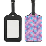 Floral Sparkle Print Luggage Tag