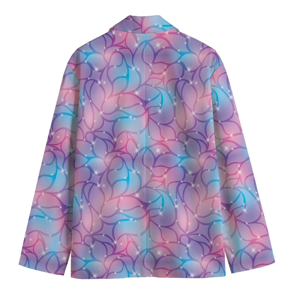 Floral Sparkle Print Men's Blazer