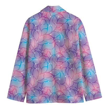 Floral Sparkle Print Men's Blazer