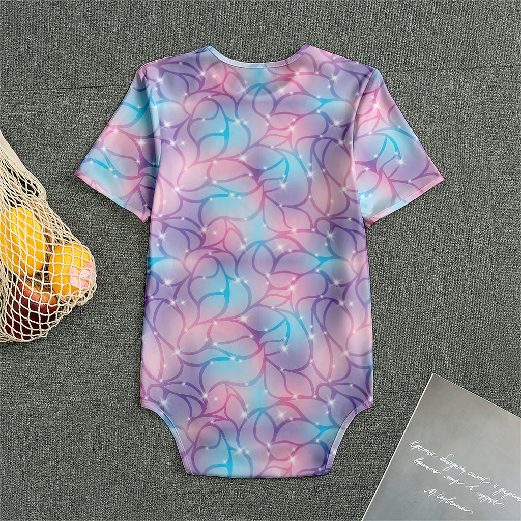 Floral Sparkle Print Men's Bodysuit