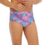 Floral Sparkle Print Men's Briefs