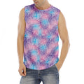 Floral Sparkle Print Men's Fitness Tank Top