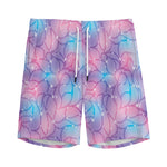 Floral Sparkle Print Men's Sports Shorts