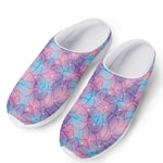 Floral Sparkle Print Mesh Casual Shoes