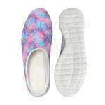 Floral Sparkle Print Mesh Casual Shoes