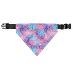 Floral Sparkle Print Over The Collar Dog Bandana