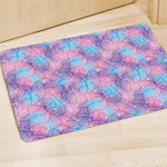 Floral Sparkle Print Polyester Doormat