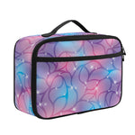 Floral Sparkle Print Portable Lunch Bag