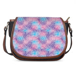 Floral Sparkle Print Saddle Bag