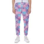 Floral Sparkle Print Scuba Joggers