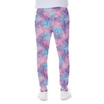 Floral Sparkle Print Scuba Joggers