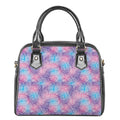 Floral Sparkle Print Shoulder Handbag