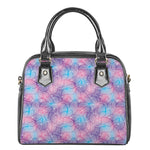 Floral Sparkle Print Shoulder Handbag