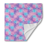 Floral Sparkle Print Silk Bandana
