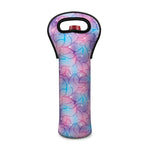 Floral Sparkle Print Single Neoprene Wine Tote