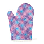 Floral Sparkle Print Single Oven Mitt