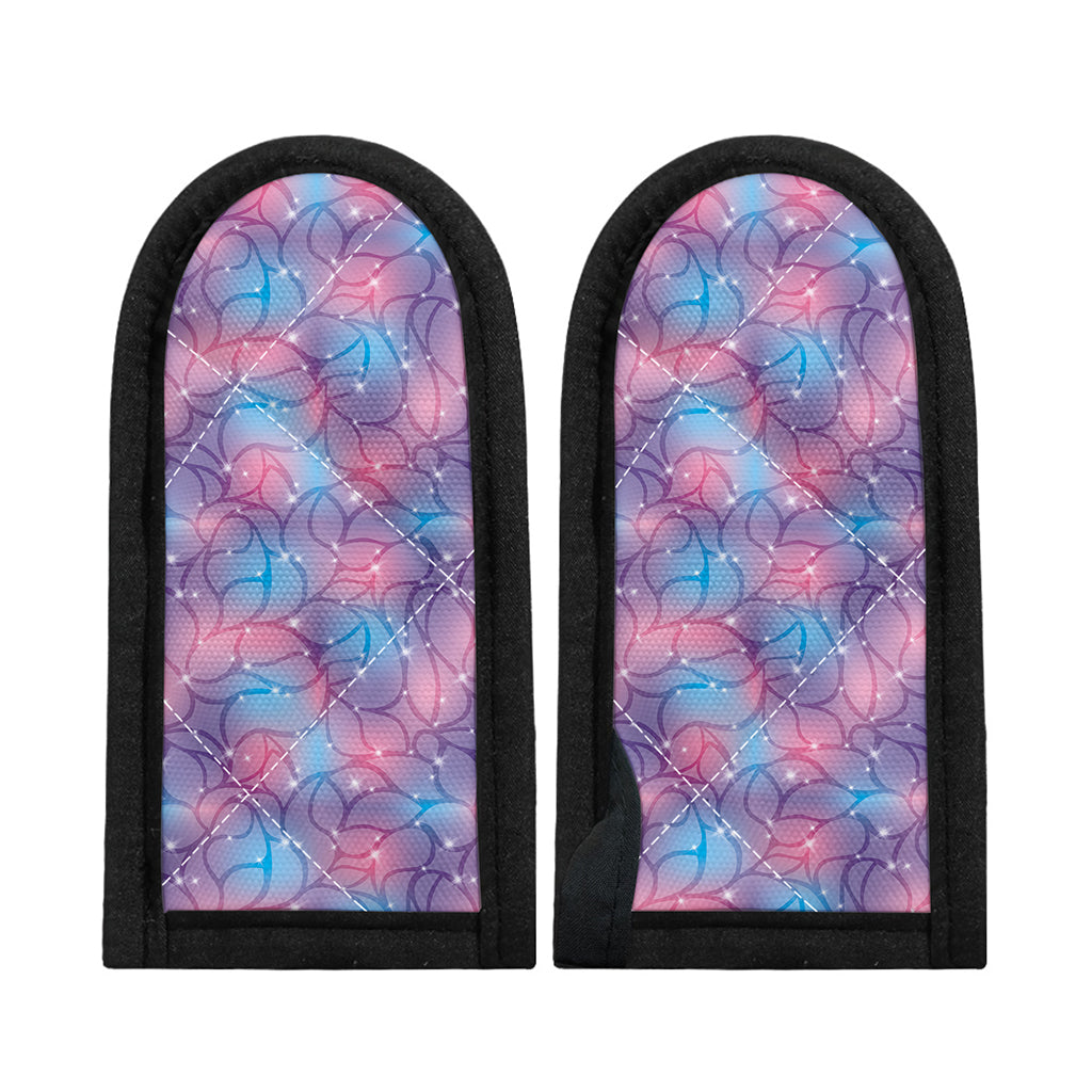 Floral Sparkle Print Skillet Handle Cover