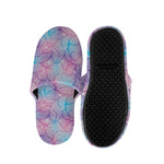 Floral Sparkle Print Slippers