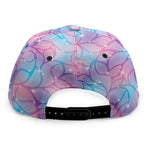 Floral Sparkle Print Snapback Cap