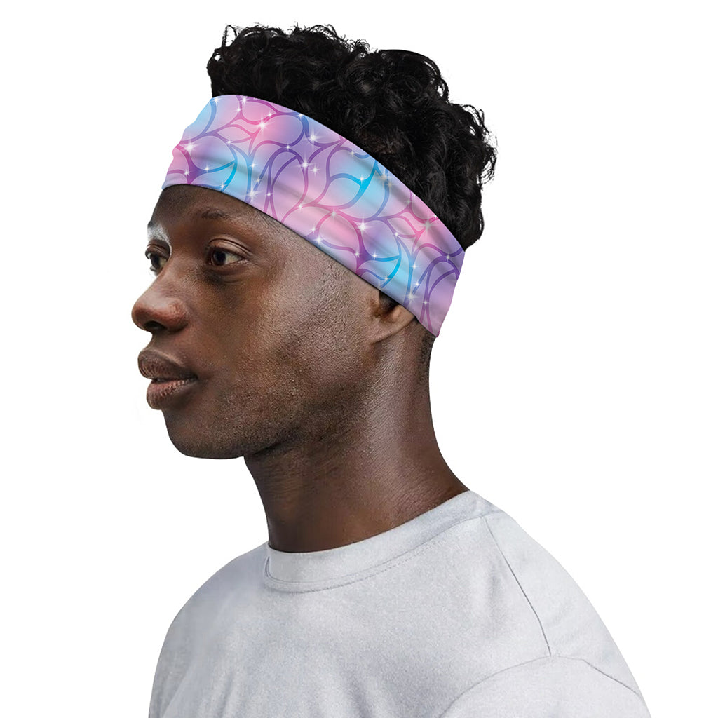 Floral Sparkle Print Sports Headband