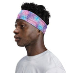Floral Sparkle Print Sports Headband