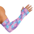 Floral Sparkle Print Sun Protection Arm Sleeves