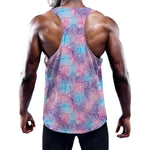 Floral Sparkle Print Training Tank Top