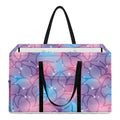 Floral Sparkle Print Utility Tote Bag