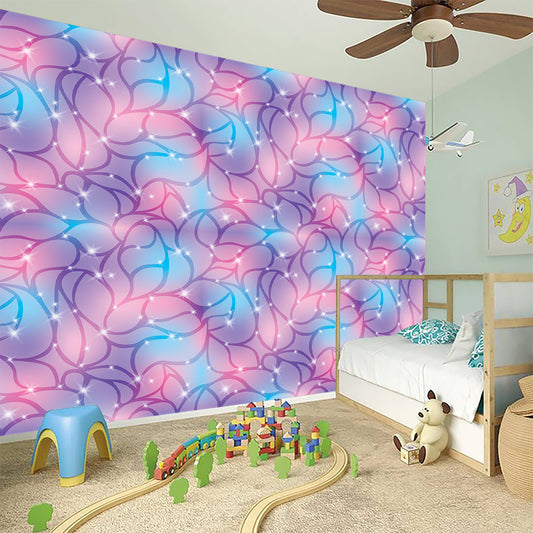 Floral Sparkle Print Wall Sticker