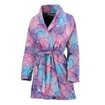 Floral Sparkle Print Women's Bathrobe