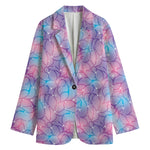 Floral Sparkle Print Women's Blazer