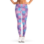 Floral Sparkle Print Women's Leggings
