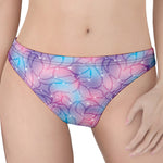 Floral Sparkle Print Women's Thong