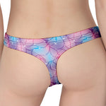 Floral Sparkle Print Women's Thong
