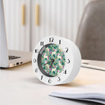Floral Unicorn Pattern Print Alarm Clock