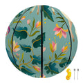 Floral Unicorn Pattern Print Basketball