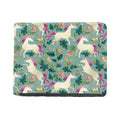 Floral Unicorn Pattern Print Bifold Wallet