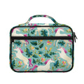 Floral Unicorn Pattern Print Briefcase Bible Bag