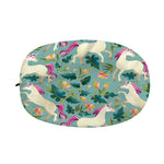 Floral Unicorn Pattern Print Car Side Mirror Covers